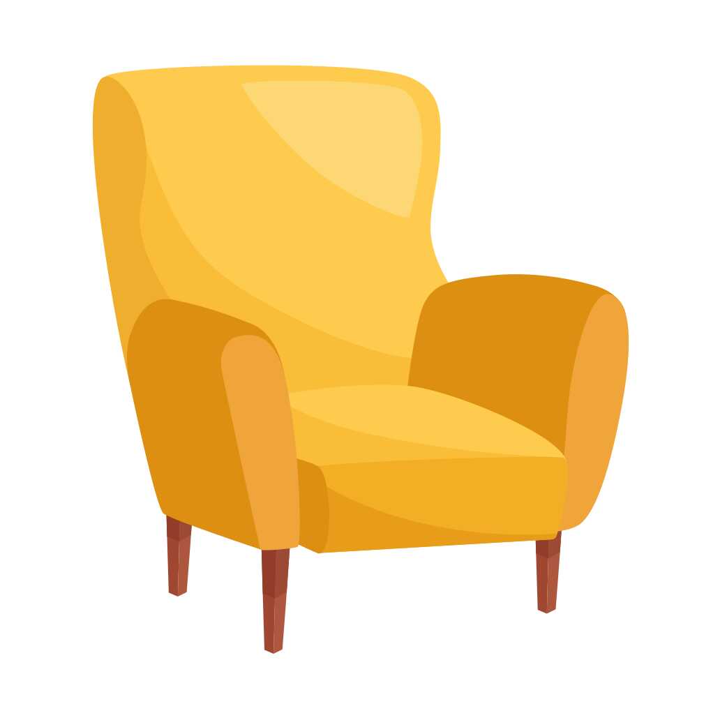 English vocabulary with pictures - Furniture - Armchair