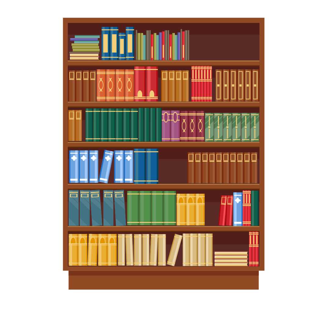 English vocabulary with pictures - Furniture - Bookcase