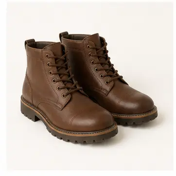 A pair of boots for English clothes vocabulary learners.