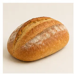 A loaf of bread for English food vocabulary learners.