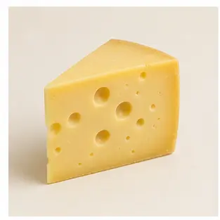 A piece of cheese for English food vocabulary learners.