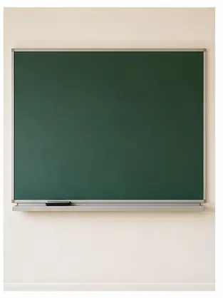A classroom board for English school vocabulary learners.