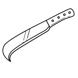 Billhook machete