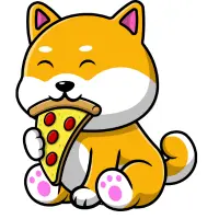  A cat eating pizza