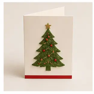 A Christmas card for English vocabulary learners.