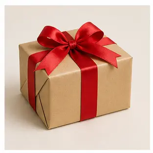 A wrapped Christmas present for English vocabulary learners.