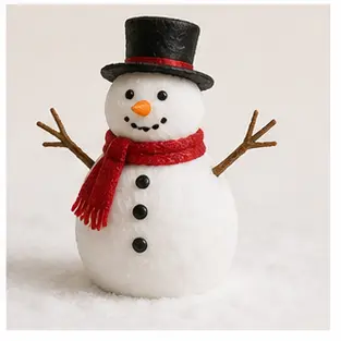 A snowman for English vocabulary learners.