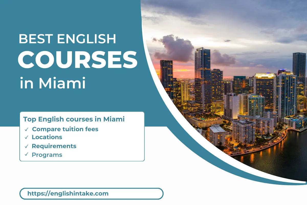 Best English courses in Miami for tourists, working professionals, immigrants, and international students