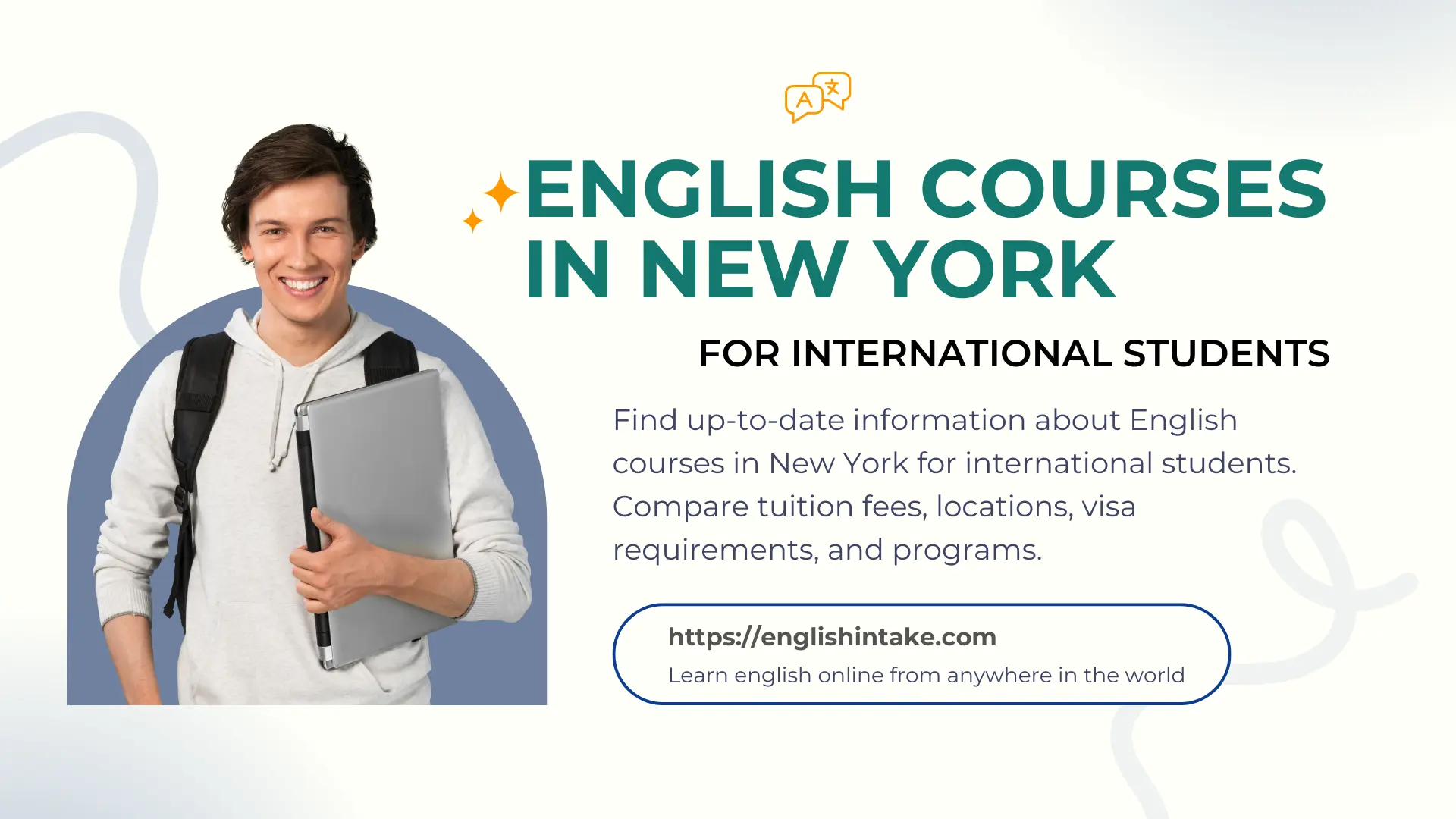 Top English courses in New York for international students in 2026