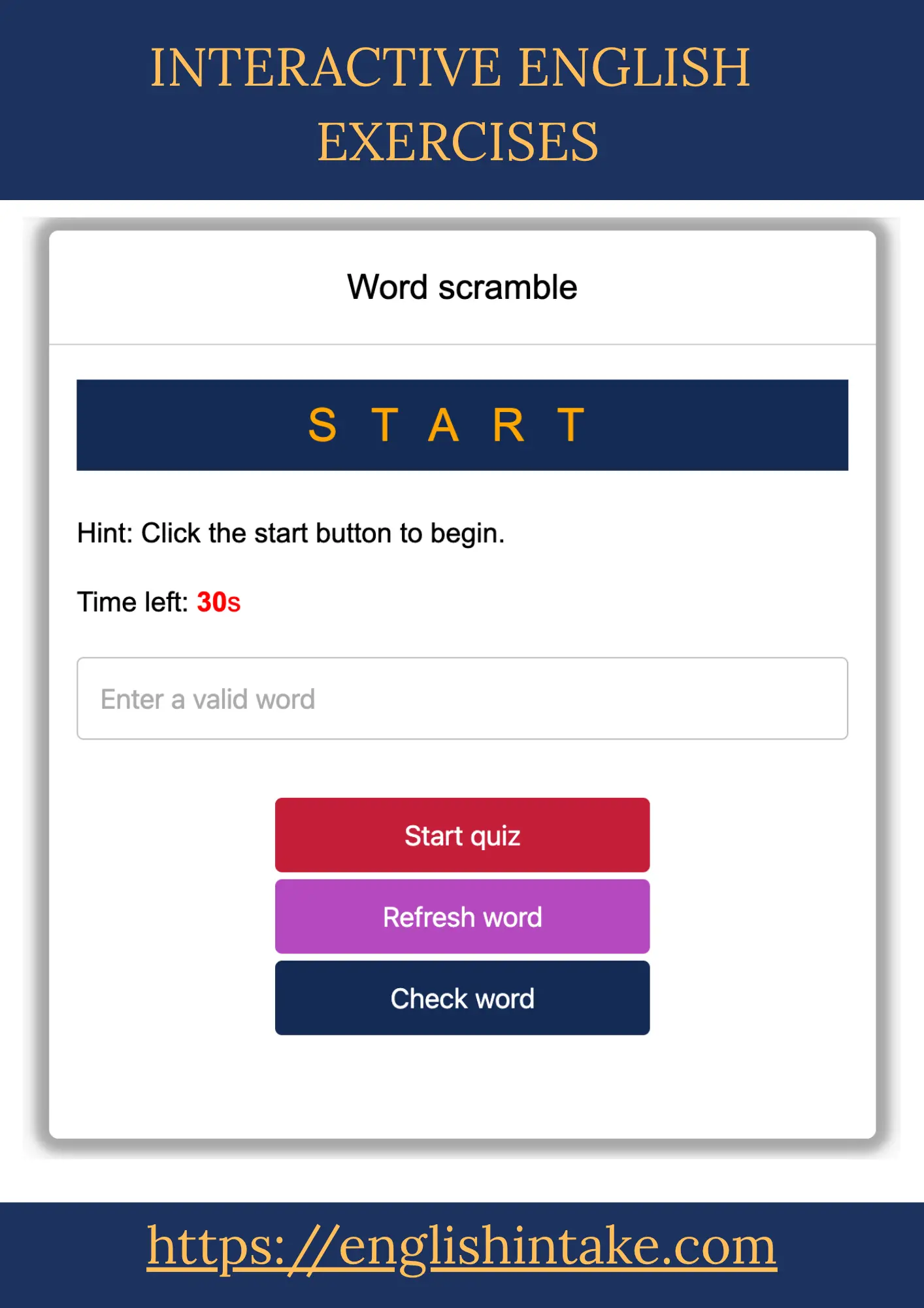 English exercises Interactive online English exercises with answers