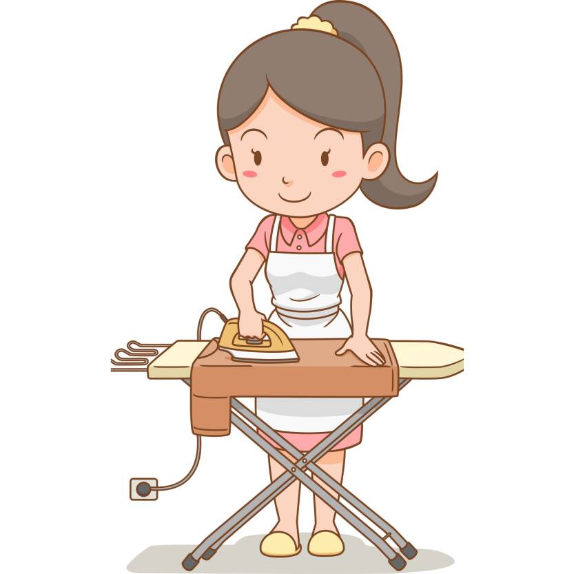 English vocabulary with pictures - Ironing
