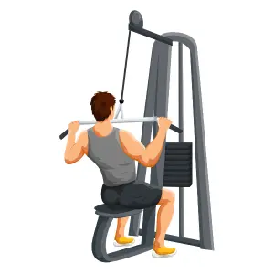 Lat pulldown machine Lat pulldown machine