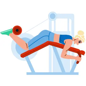 Leg curl machine Leg curl machine