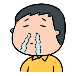 A little boy with stuffy nose