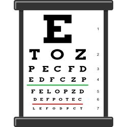 Snellen chart